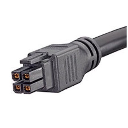 Molex Sensor Cables / Actuator Cables Megafit 4Ckt Cbl Ay Dr Overmolded 2M Blk 2451360420